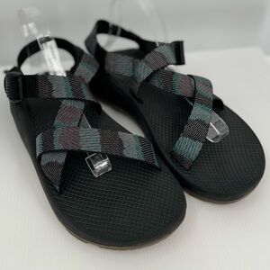 Chaco Z Cloud Black Weave and Teal Men's Sandals